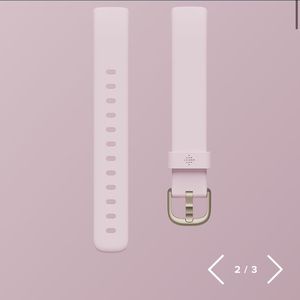 Authentic NEW peony Fitbit Luxe band